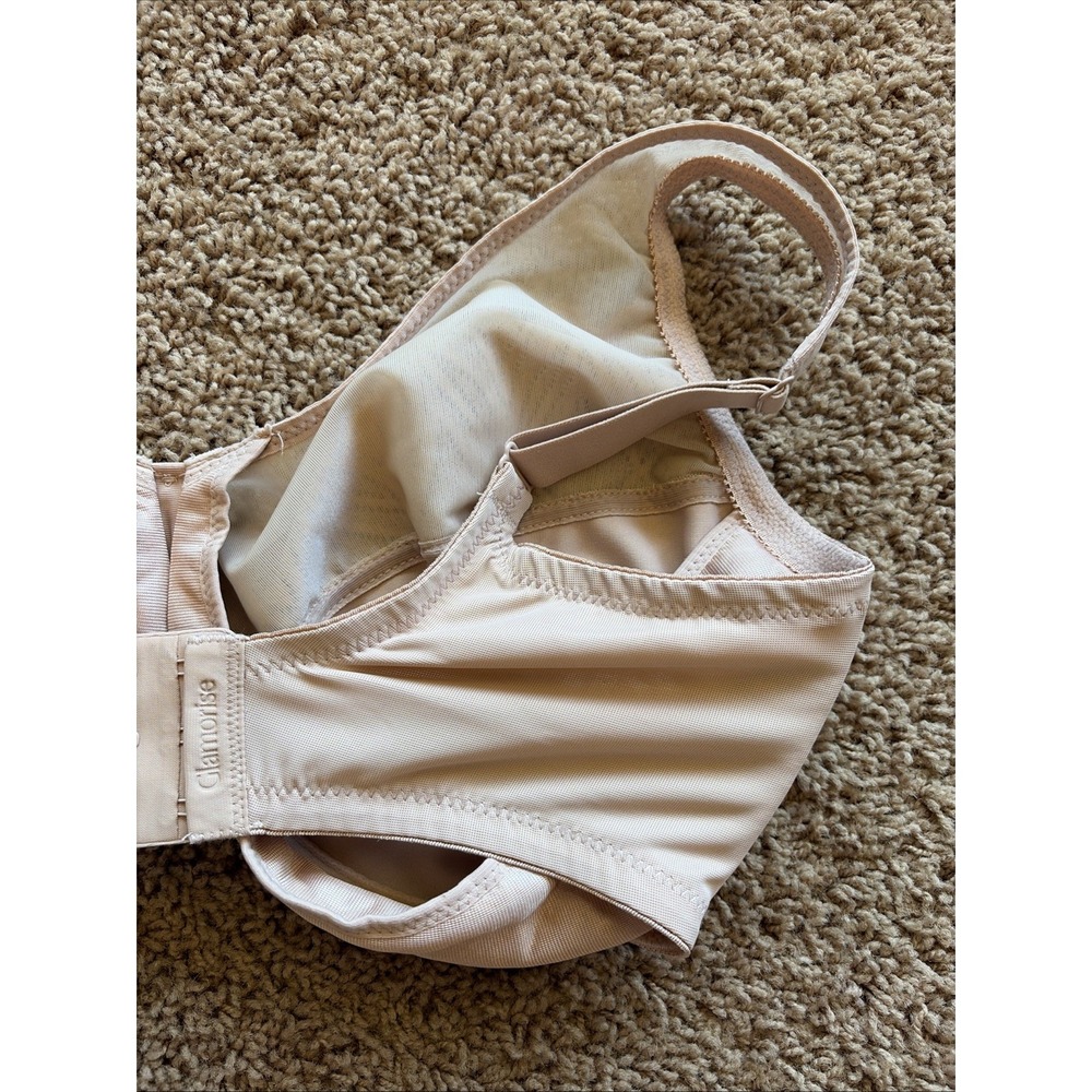 Glamorise Cafe Beige Nude WonderWire Minimizer Bra #9003 36G NEW NWOT Flawed - Picture 10 of 15